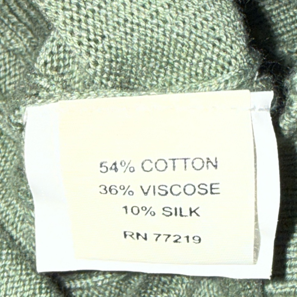 Joseph Abboud Modern Fit Ribbed Button-Up Shirt Men’s 3X Green Short Sleeve - Picture 7 of 7